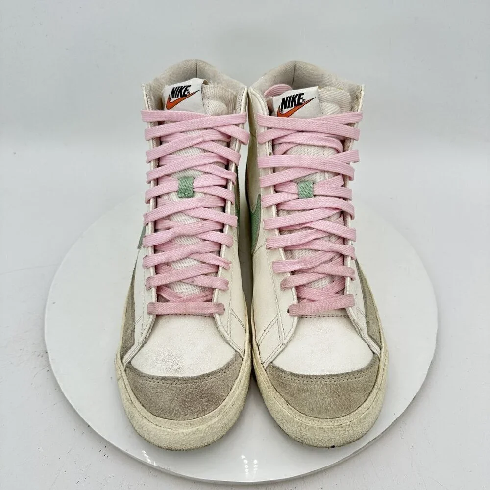 Nike Blazer Mid 77 Men Size 10  DO9787 100 Green White Mid Top Training Shoes